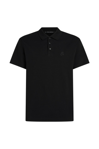 PÓLÓ KARL LAGERFELD KAMEO LOGO PIQUE POLO - Kép 5