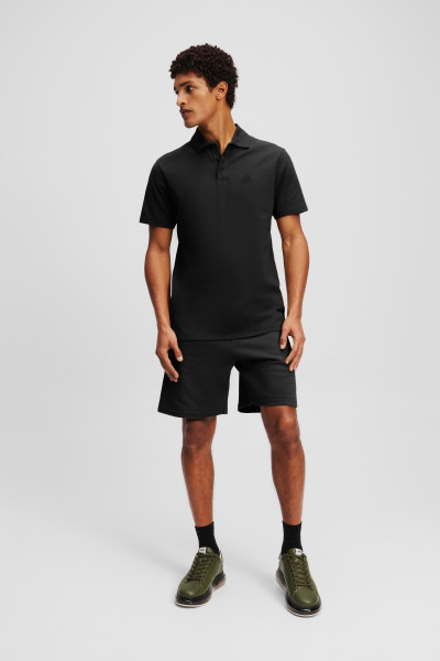 PÓLÓ KARL LAGERFELD KAMEO LOGO PIQUE POLO - Kép 3
