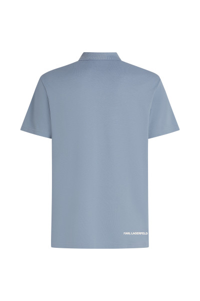 PÓLÓ KARL LAGERFELD KAMEO LOGO PIQUE POLO - Kép 2