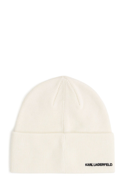 SAPKA KARL LAGERFELD IKON CHOUPETTE PIN BEANIE - Kép 2