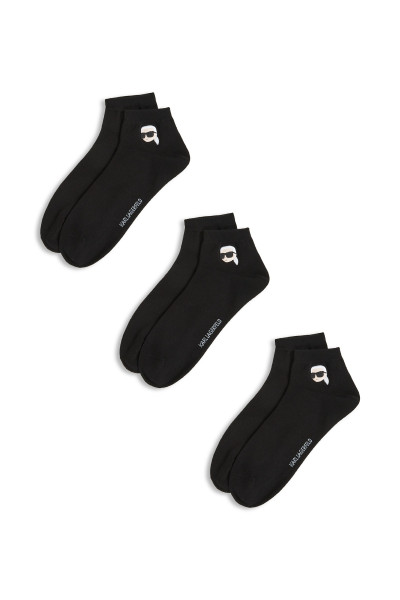 ZOKNI KARL LAGERFELD IKON SNEAKER SOCK 3PK - Kép 1