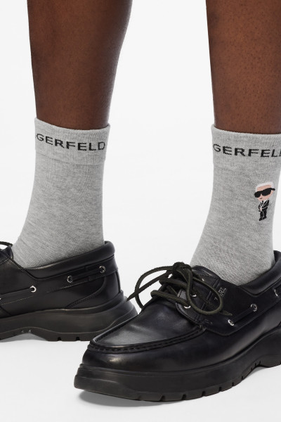 ZOKNI KARL LAGERFELD K/IKON SOCK 3P - Kép 4