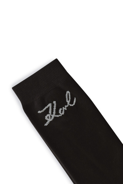 ZOKNI KARL LAGERFELD K/SIGNATURE LOGO SOCK 5P - Kép 3