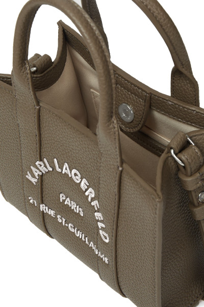 RETIKÜL KARL LAGERFELD K/RSG MN SQUARE TOTE PEB EMB - Kép 4
