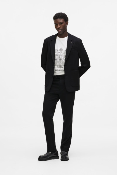NADRÁG KARL LAGERFELD TAILORED PUNTO PANTS - Kép 3