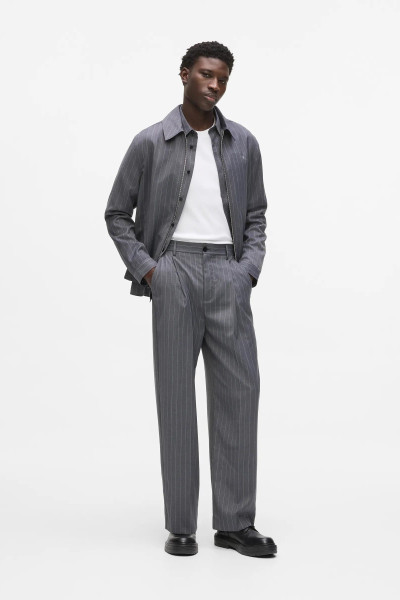 NADRÁG KARL LAGERFELD KL PINSTRIPE PANT - Kép 1