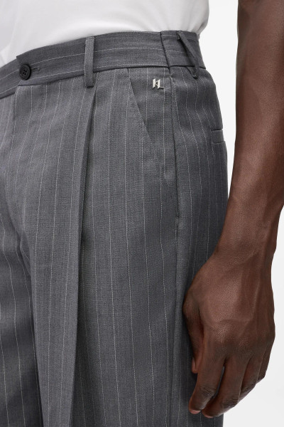 NADRÁG KARL LAGERFELD KL PINSTRIPE PANT - Kép 4