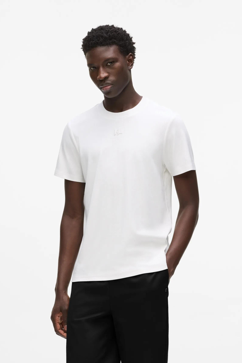 Póló Karl Lagerfeld Kl Modal Blend T-Shirt White