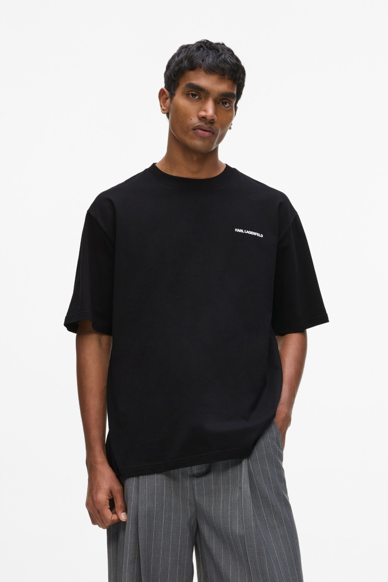 Póló Karl Lagerfeld Rsg Relax Fit T-Shirt Black