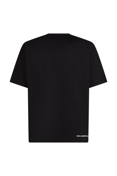PÓLÓ KARL LAGERFELD KL PU POCKET T-SHIRT - Kép 2