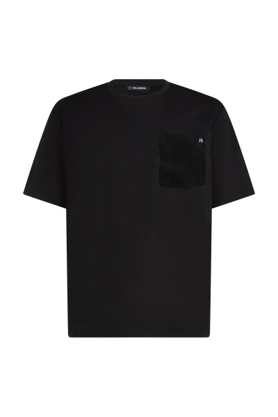 PÓLÓ KARL LAGERFELD KL PU POCKET T-SHIRT - Kép 1
