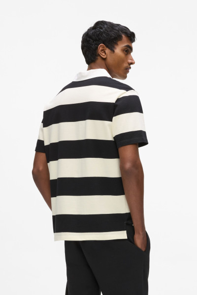 PÓLÓ KARL LAGERFELD IKON HIDDEN PLACKET POLO - Kép 2