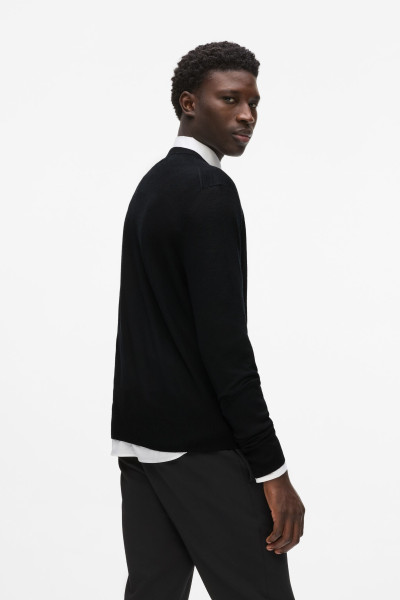 SVETER KARL LAGERFELD KL MERINO LS CREWNECK - Fotografia č. 2