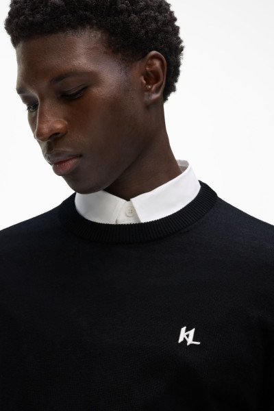 SVETER KARL LAGERFELD KL MERINO LS CREWNECK - Fotografia č. 3