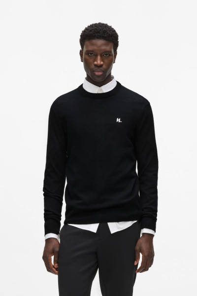 SVETER KARL LAGERFELD KL MERINO LS CREWNECK - Fotografia č. 1