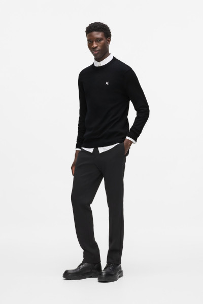 SVETER KARL LAGERFELD KL MERINO LS CREWNECK - Fotografia č. 4