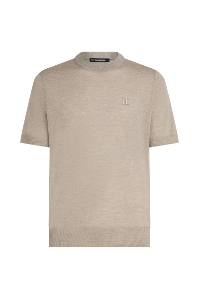 SVETER KARL LAGERFELD KL MERINO CREWNECK T-SHIRT - Fotografia č. 5