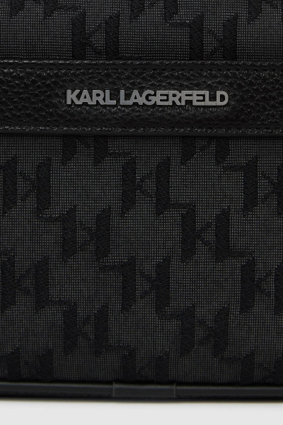 TÁSKA KARL LAGERFELD K/MONOGRAM JACQUARD CAMERA BAG - Kép 5