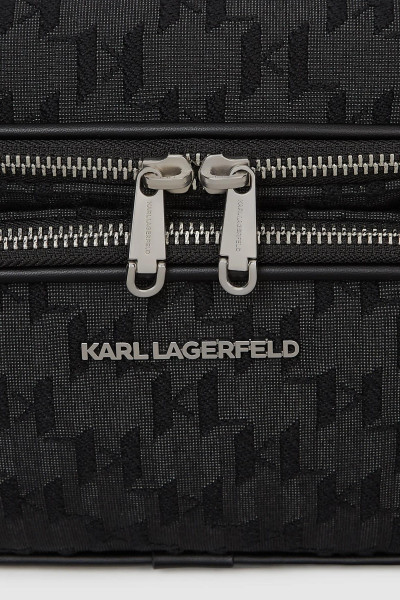 ĽADVINKA KARL LAGERFELD K/MONOGRAM JACQUARD BUMBAG - Fotografia č. 4