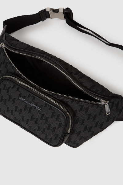 ĽADVINKA KARL LAGERFELD K/MONOGRAM JACQUARD BUMBAG - Fotografia č. 5
