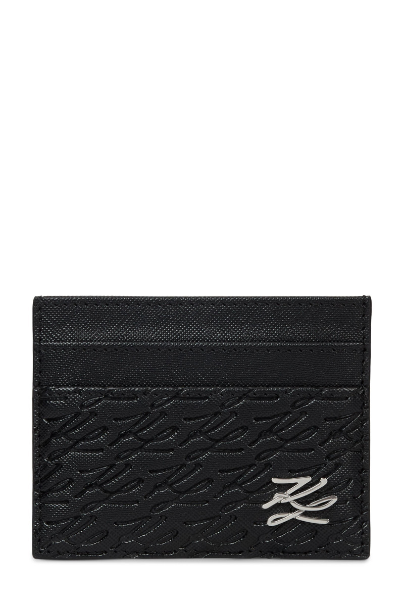 Bankkártya Tok Karl Lagerfeld K/Autograph Panel Cardholder Black