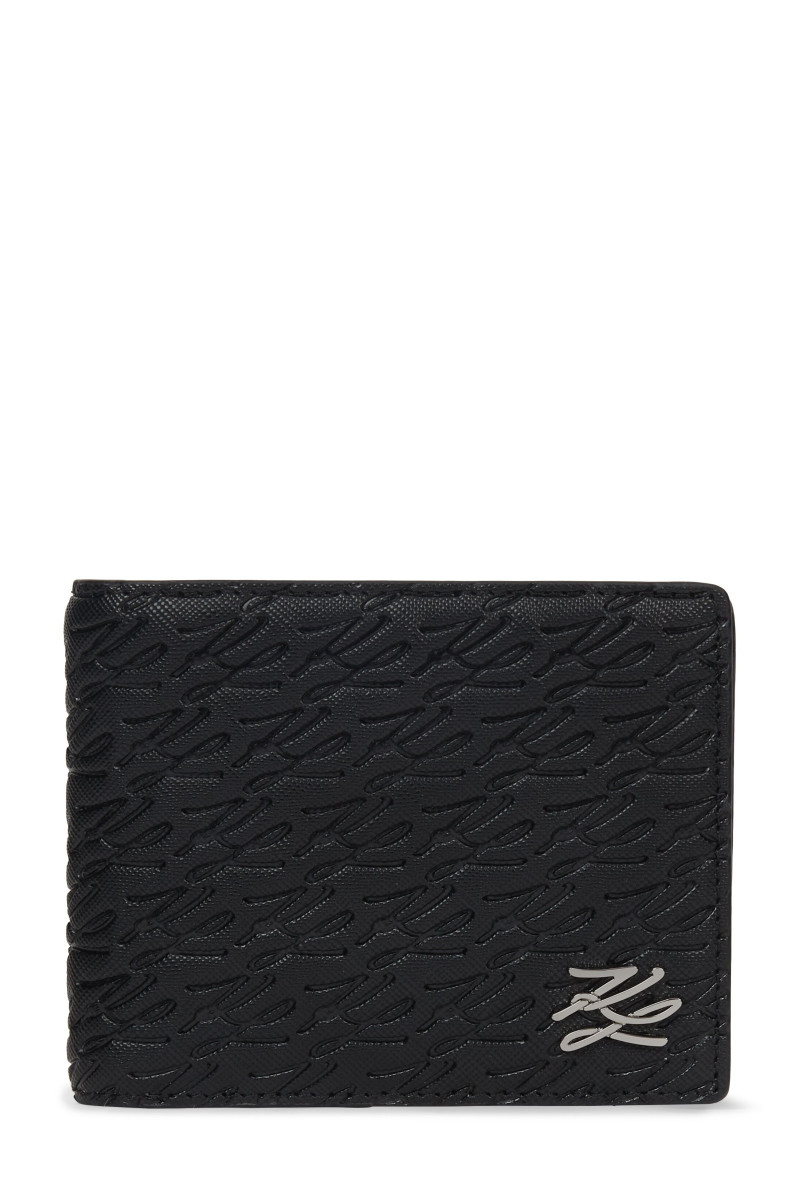 Pénztárca Karl Lagerfeld K/Autograph Panel Wallet Black