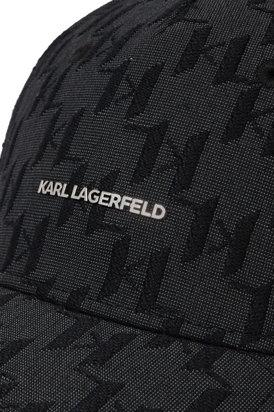 SAPKA KARL LAGERFELD K/MONOGRAM JACQUARD CAP - Kép 4