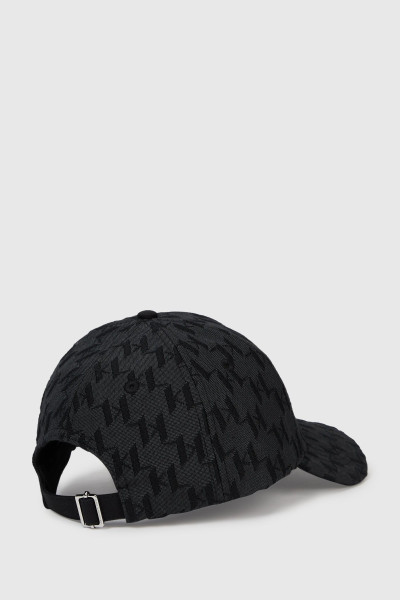 SAPKA KARL LAGERFELD K/MONOGRAM JACQUARD CAP - Kép 3