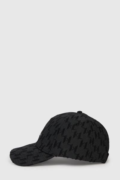 SAPKA KARL LAGERFELD K/MONOGRAM JACQUARD CAP - Kép 4