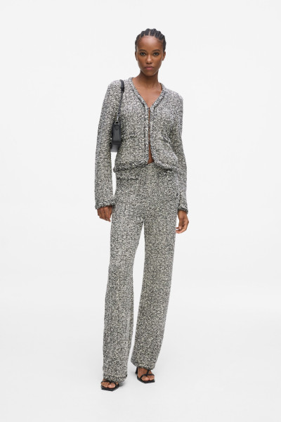 NADRÁG KARL LAGERFELD BOUCLE KNIT PANTS - Kép 3