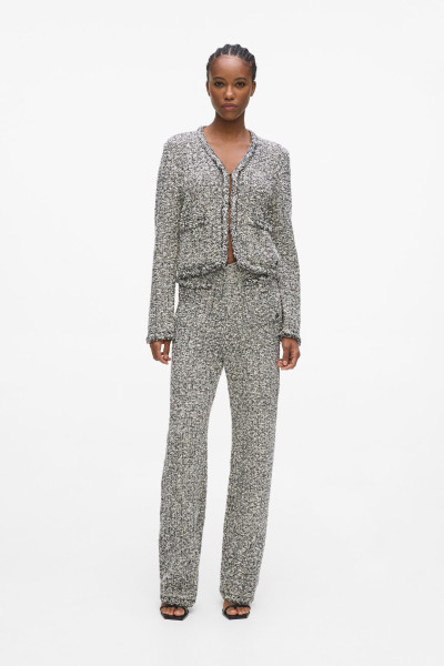 NADRÁG KARL LAGERFELD BOUCLE KNIT PANTS - Kép 1