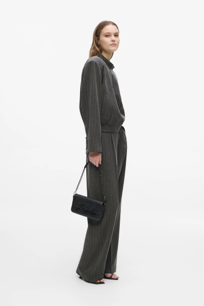 NOHAVICE KARL LAGERFELD PINSTRIPE TAILORED PANTS - Fotografia č. 3