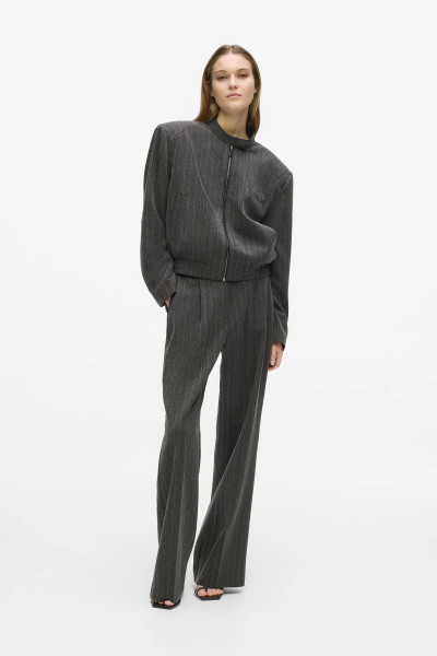 NOHAVICE KARL LAGERFELD PINSTRIPE TAILORED PANTS - Fotografia č. 1