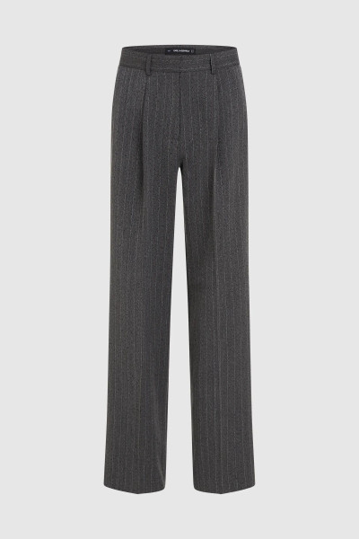 NOHAVICE KARL LAGERFELD PINSTRIPE TAILORED PANTS - Fotografia č. 5