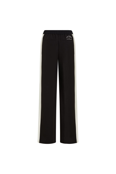 NADRÁG KARL LAGERFELD RSG CONTRAST DETAIL CADY PANTS - Kép 2