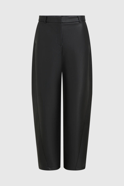 NADRÁG KARL LAGERFELD FAUX LEATHER BARREL PANTS - Kép 5