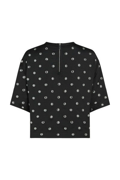 BLÚZKA KARL LAGERFELD STUD DETAIL BLOUSE - Fotografia č. 2