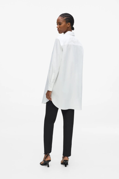 KOŠEĽA KARL LAGERFELD SIGNATURE POPLIN TUNIC - Fotografia č. 2