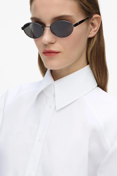 ING KARL LAGERFELD VOLUME SLEEVE POPLIN SHIRT - Kép 4