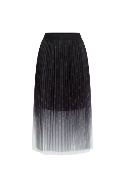 SUKŇA KARL LAGERFELD PLEATED MESH SKIRT - Fotografia č. 1