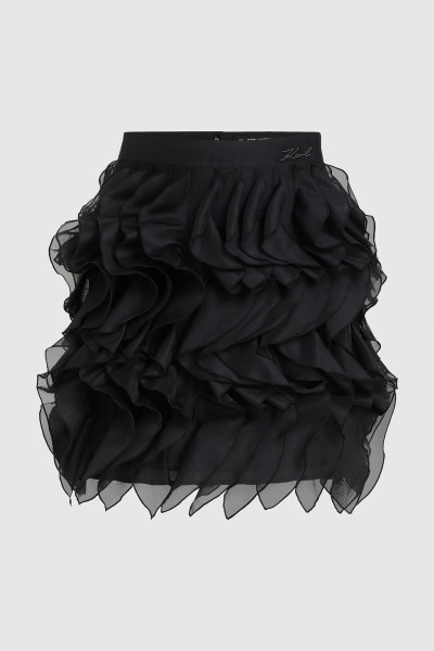 SZOKNYA KARL LAGERFELD RUFFLE SKIRT - Kép 5