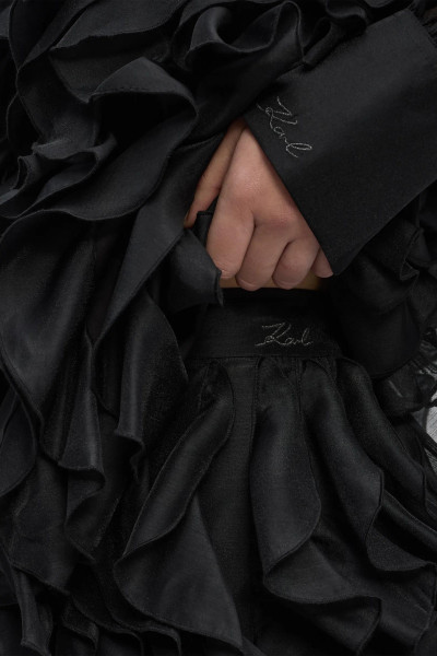 SZOKNYA KARL LAGERFELD RUFFLE SKIRT - Kép 4