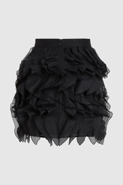 SZOKNYA KARL LAGERFELD RUFFLE SKIRT - Kép 6