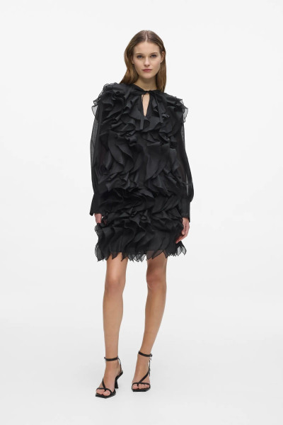 SZOKNYA KARL LAGERFELD RUFFLE SKIRT - Kép 3