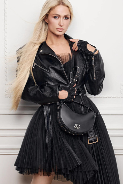ŠATY KARL LAGERFELD ASYMMETRIC TULLE DRESS - Fotografia č. 5