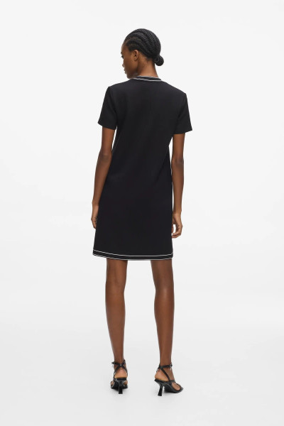RUHA KARL LAGERFELD LOGO JERSEY DRESS - Kép 2
