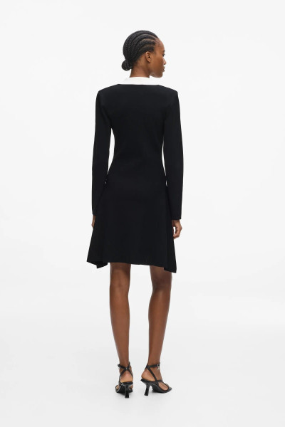 RUHA KARL LAGERFELD CONTRAST KNIT DRESS - Kép 2