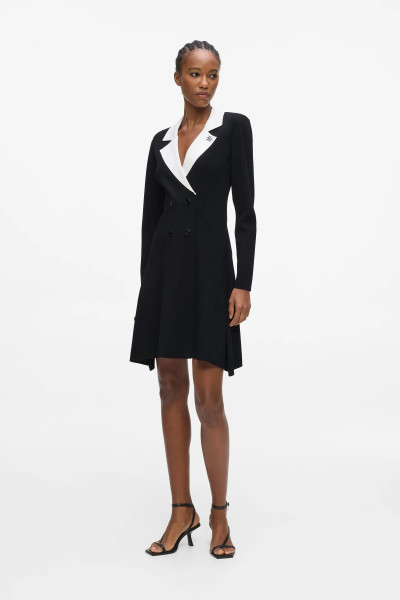 RUHA KARL LAGERFELD CONTRAST KNIT DRESS - Kép 3