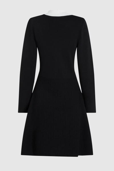 RUHA KARL LAGERFELD CONTRAST KNIT DRESS - Kép 6