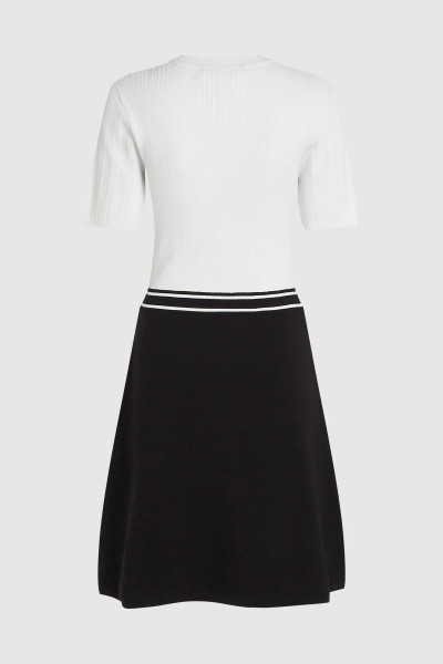 RUHA KARL LAGERFELD LOGO KNIT DRESS - Kép 6